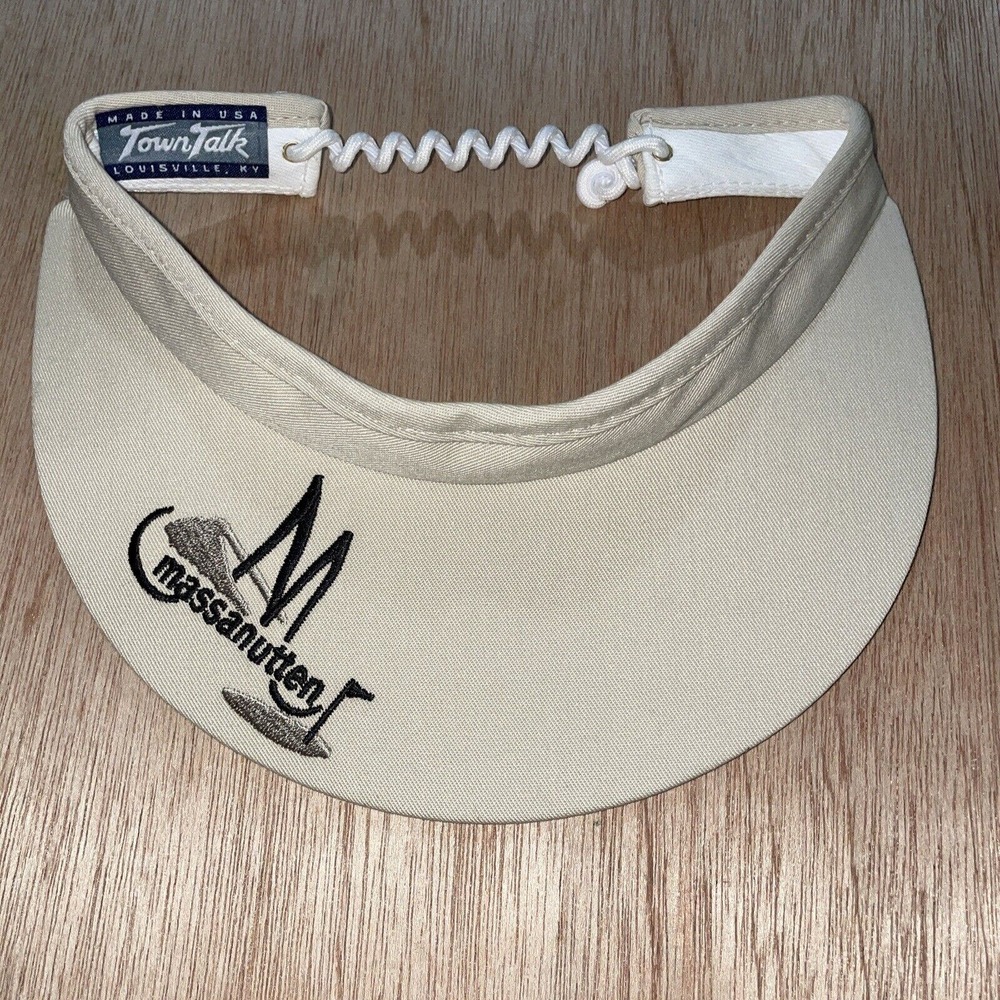 Massanutten Beige Womans Visor By Town Talk Made in USA